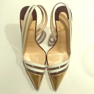 Christian Louboutin Patent and PVC heels